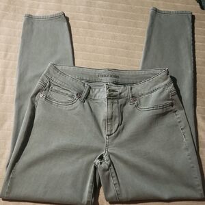Maurices Women's Light Gray Skinny Jeans